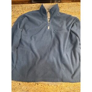 Vintage‎ Y2K Fieldmaster 1/4 Zip Pullover Jacket XL Fleece Corduroy Feel